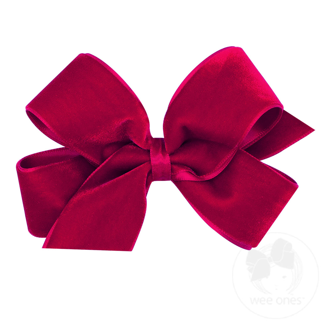 Medium Classic Velvet Bow