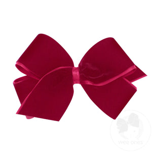 King Classic Velvet Bow