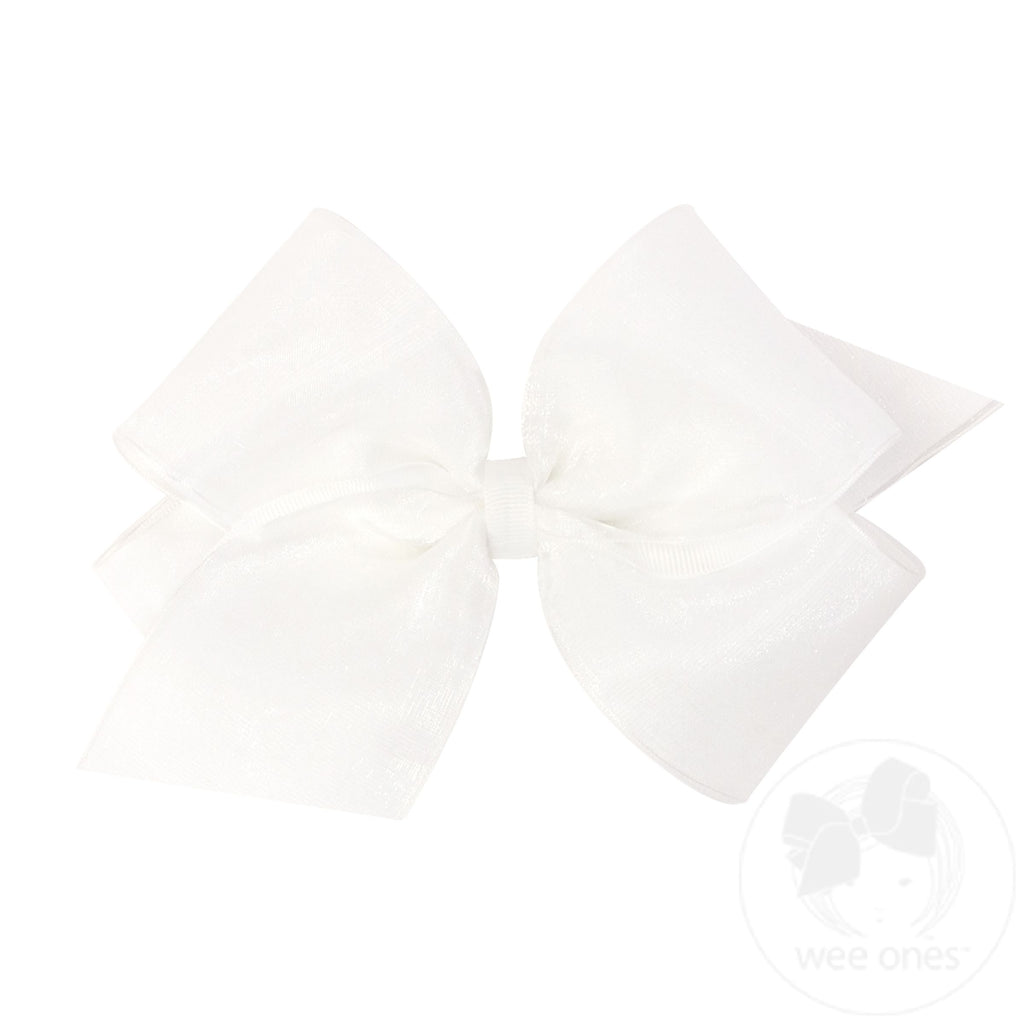 King Organza Overlay Bow
