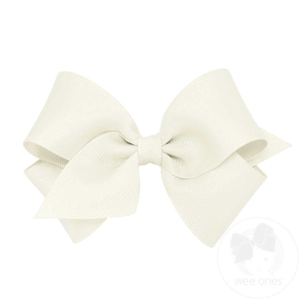 Small Classic Grosgrain Hair Bow (Plain Wrap)