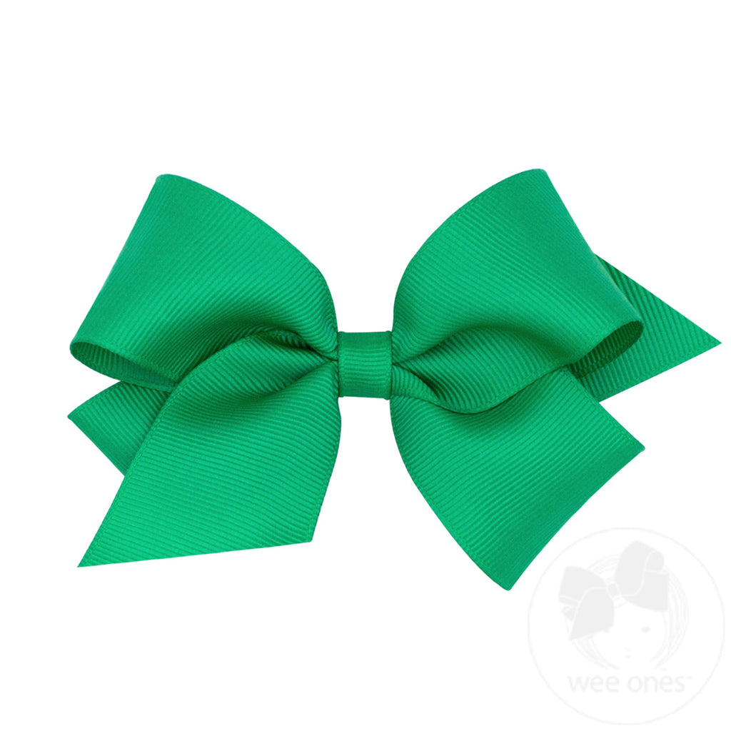 Small Classic Grosgrain Hair Bow (Plain Wrap)