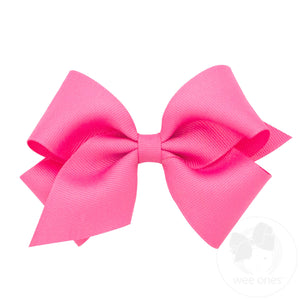 Small Classic Grosgrain Hair Bow (Plain Wrap)