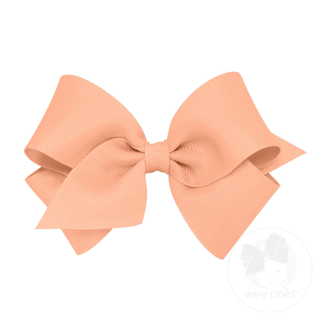 Small Classic Grosgrain Hair Bow (Plain Wrap)