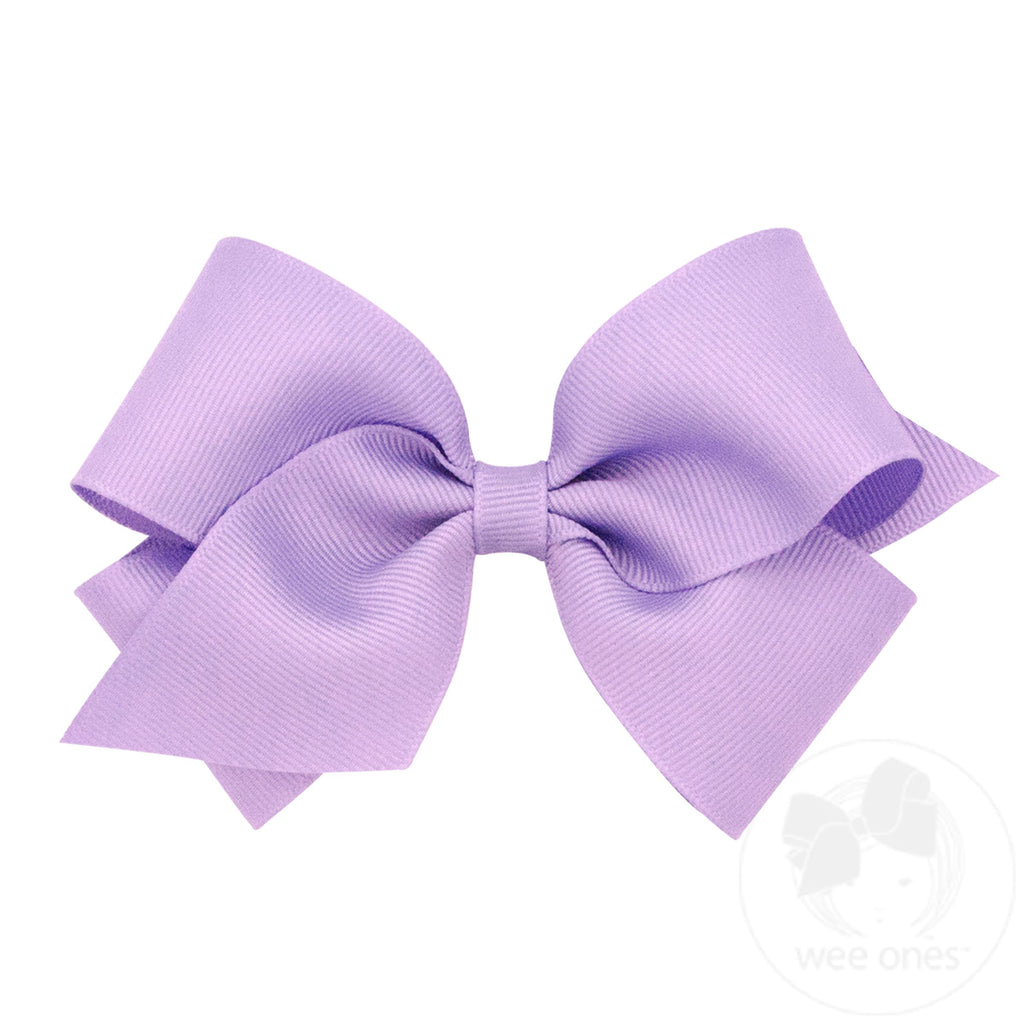 Small Classic Grosgrain Hair Bow (Plain Wrap)