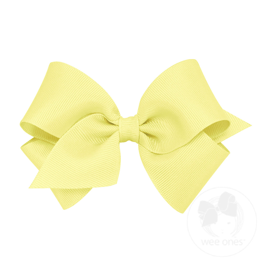 Small Classic Grosgrain Hair Bow (Plain Wrap)