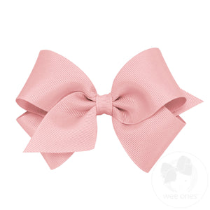 Small Classic Grosgrain Hair Bow (Plain Wrap)