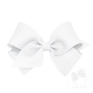 Small Classic Grosgrain Hair Bow (Plain Wrap)