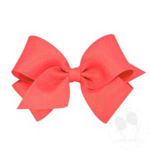 Small Classic Grosgrain Hair Bow (Plain Wrap)