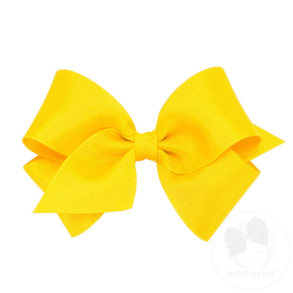 Small Classic Grosgrain Hair Bow (Plain Wrap)