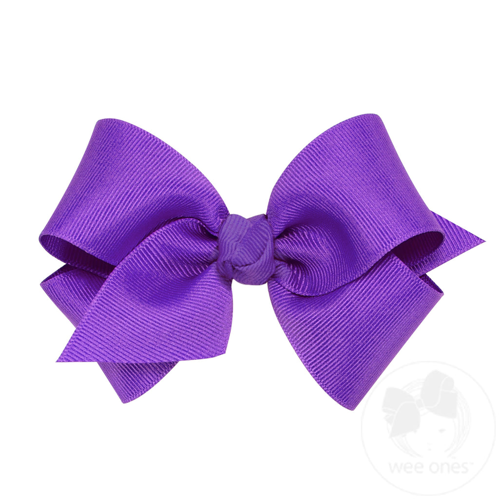 Small Classic Grosgrain Hair Bow (Knot Wrap)