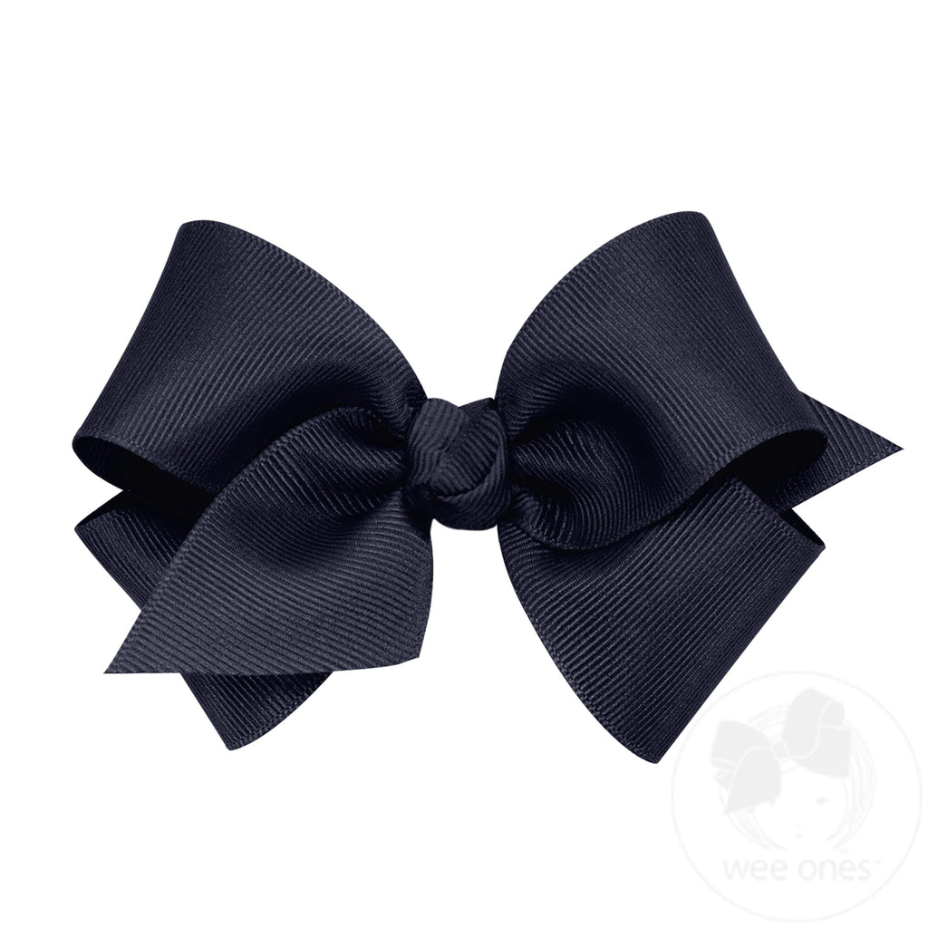 Small Classic Grosgrain Hair Bow (Knot Wrap)