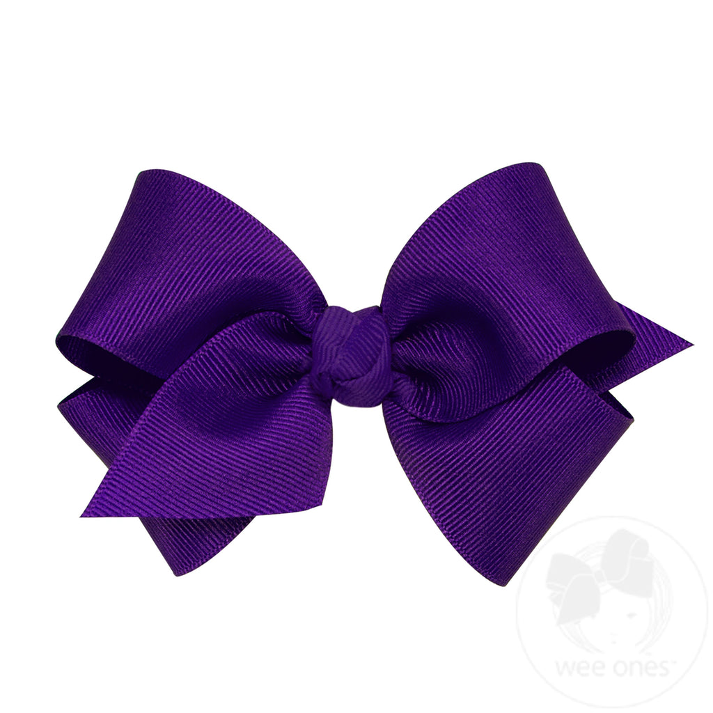 Small Classic Grosgrain Hair Bow (Knot Wrap)