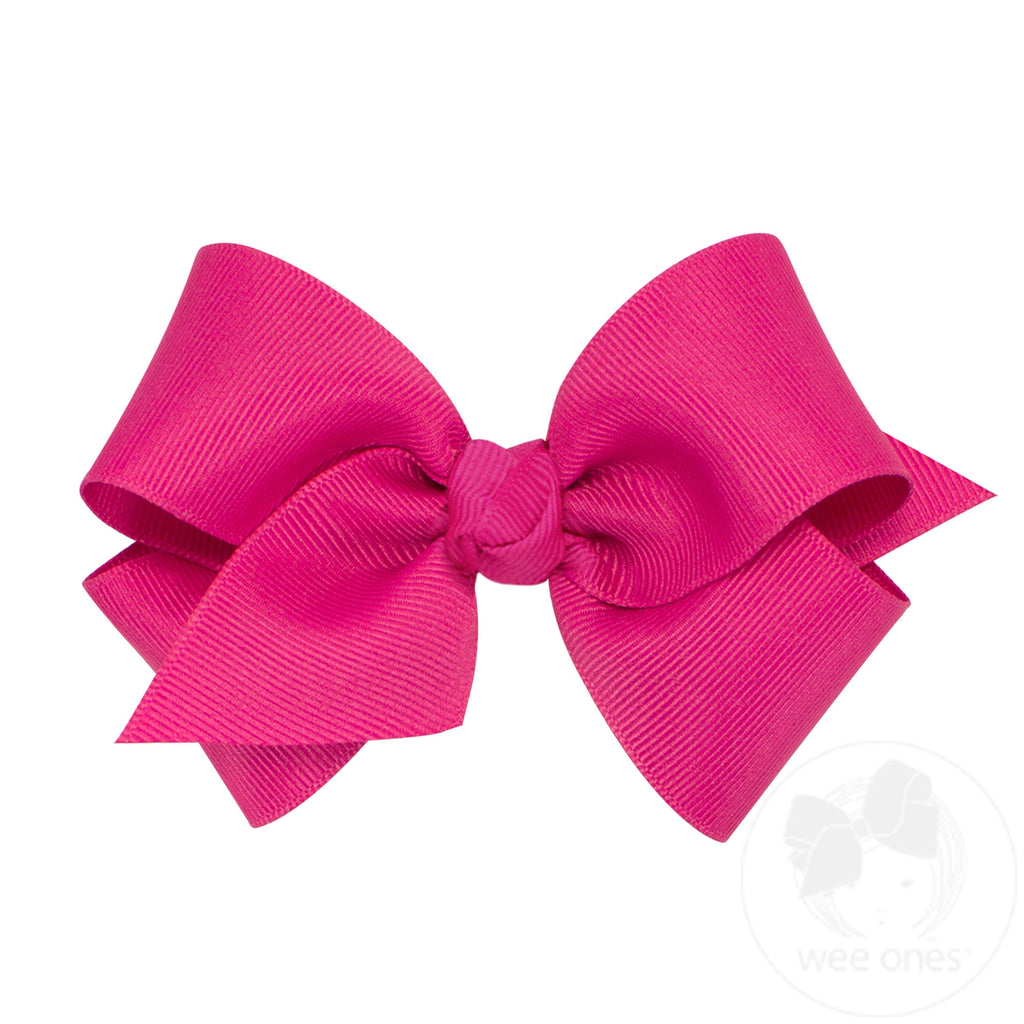 Small Classic Grosgrain Hair Bow (Knot Wrap)