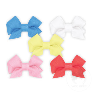 NEW MULTIPACK! Five Tiny Front-tail Grosgrain Bows