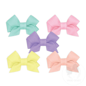 NEW MULTIPACK! Five Tiny Front-tail Grosgrain Bows