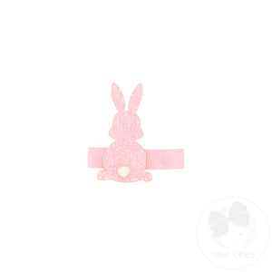 Glitter Backside Bunny or Bunny Trio Hair Clips