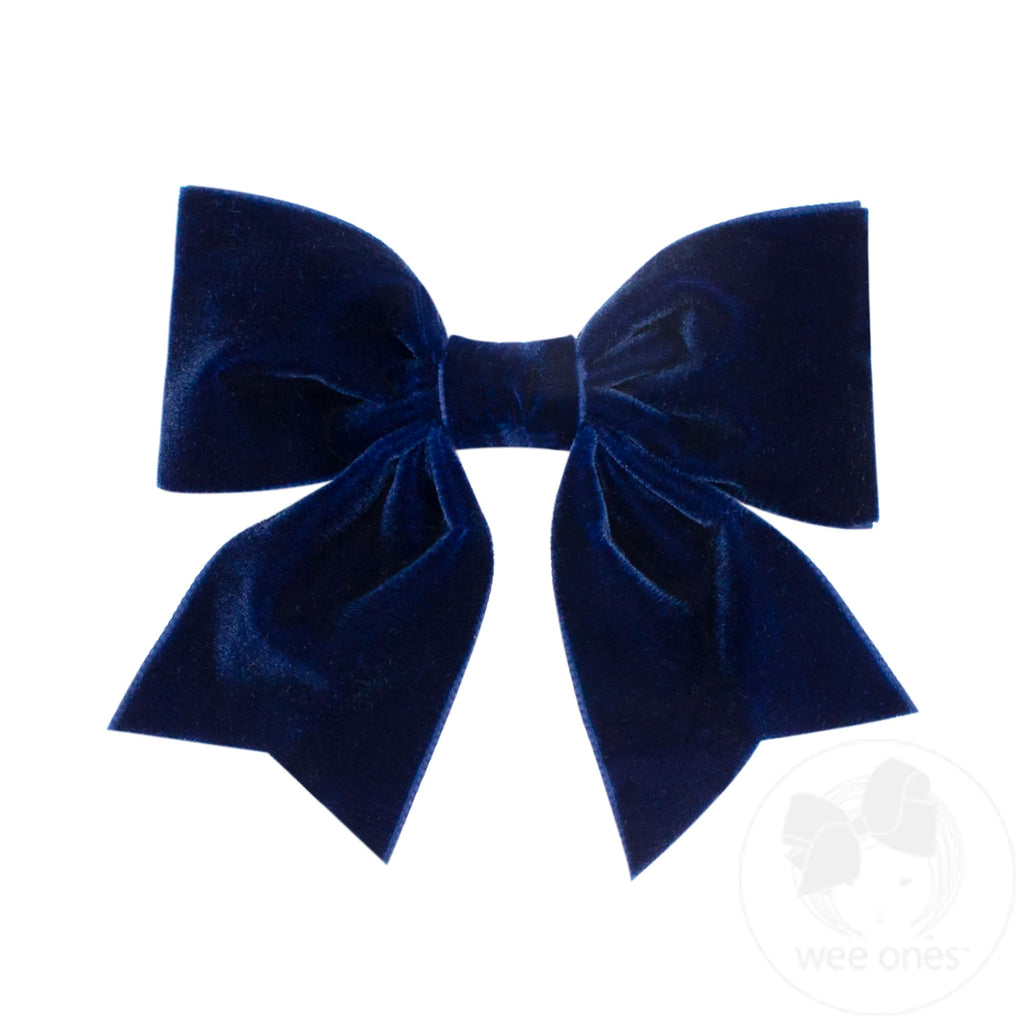 Small King Plush Velvet Bowtie With Tails