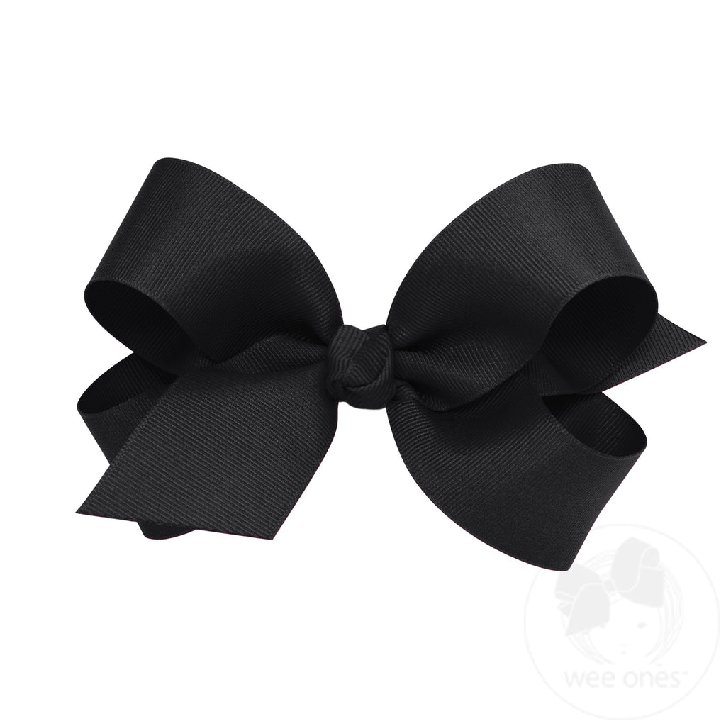 Large Classic Grosgrain Hair Bow (Knot Wrap)