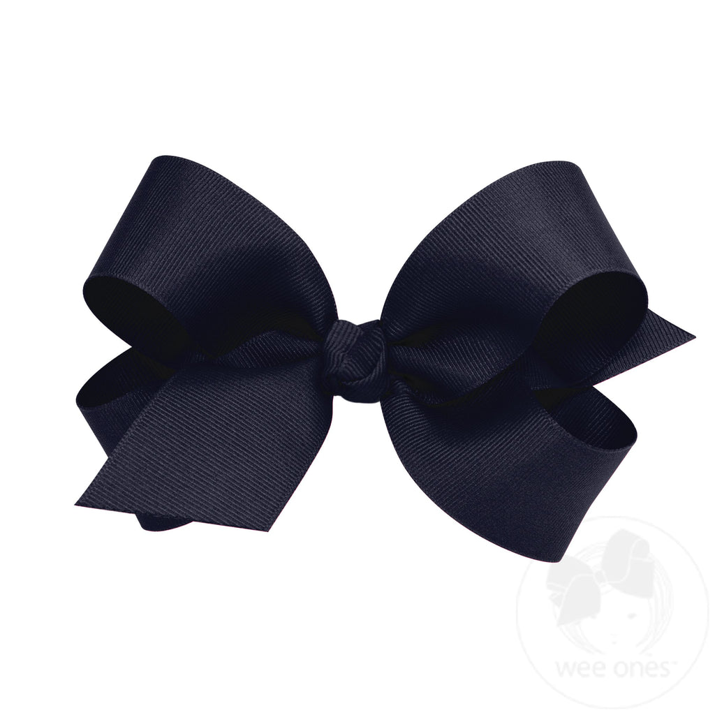 Large Classic Grosgrain Hair Bow (Knot Wrap)