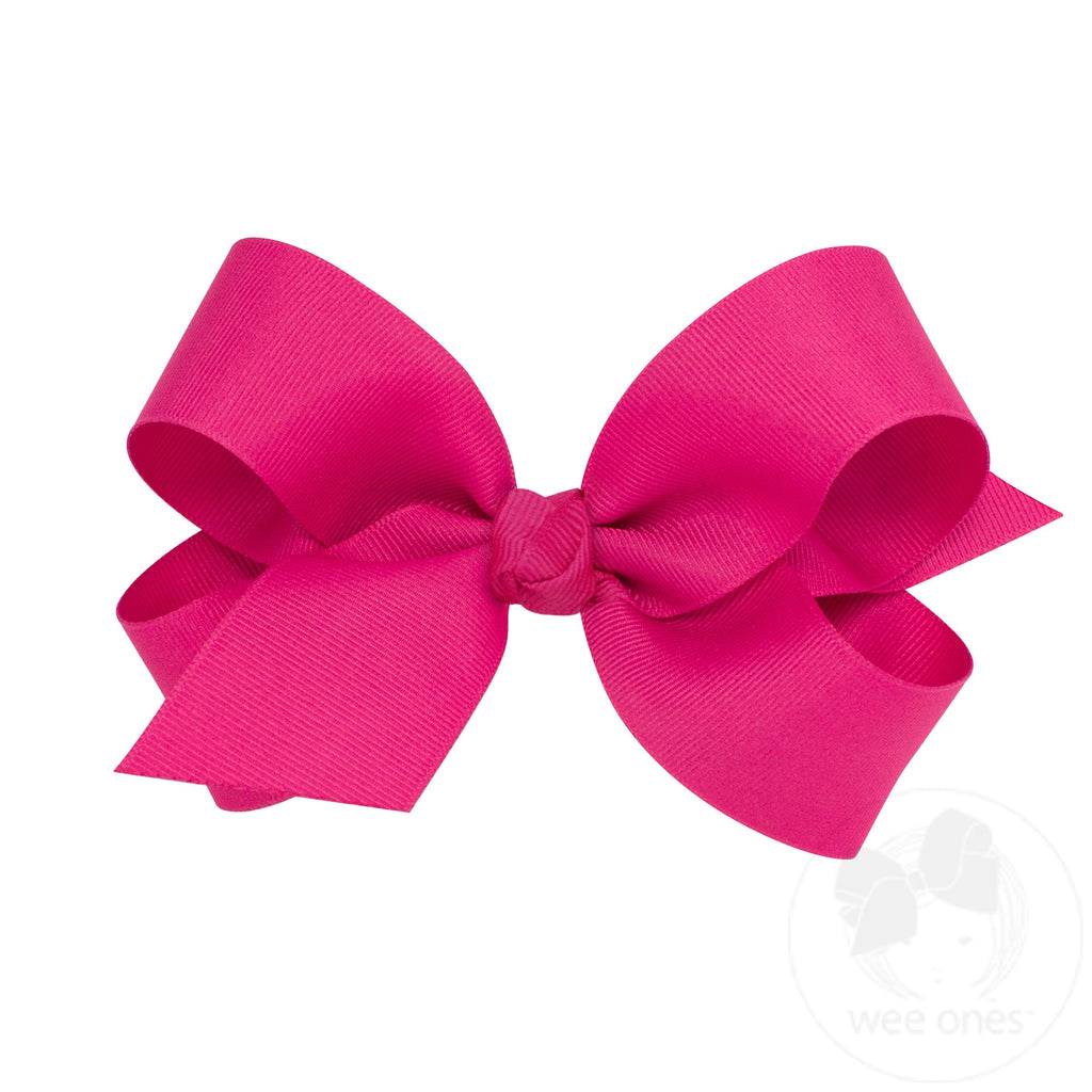 Large Classic Grosgrain Hair Bow (Knot Wrap)