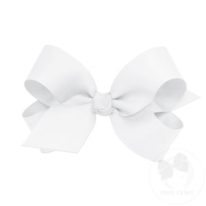 Large Classic Grosgrain Hair Bow (Knot Wrap)