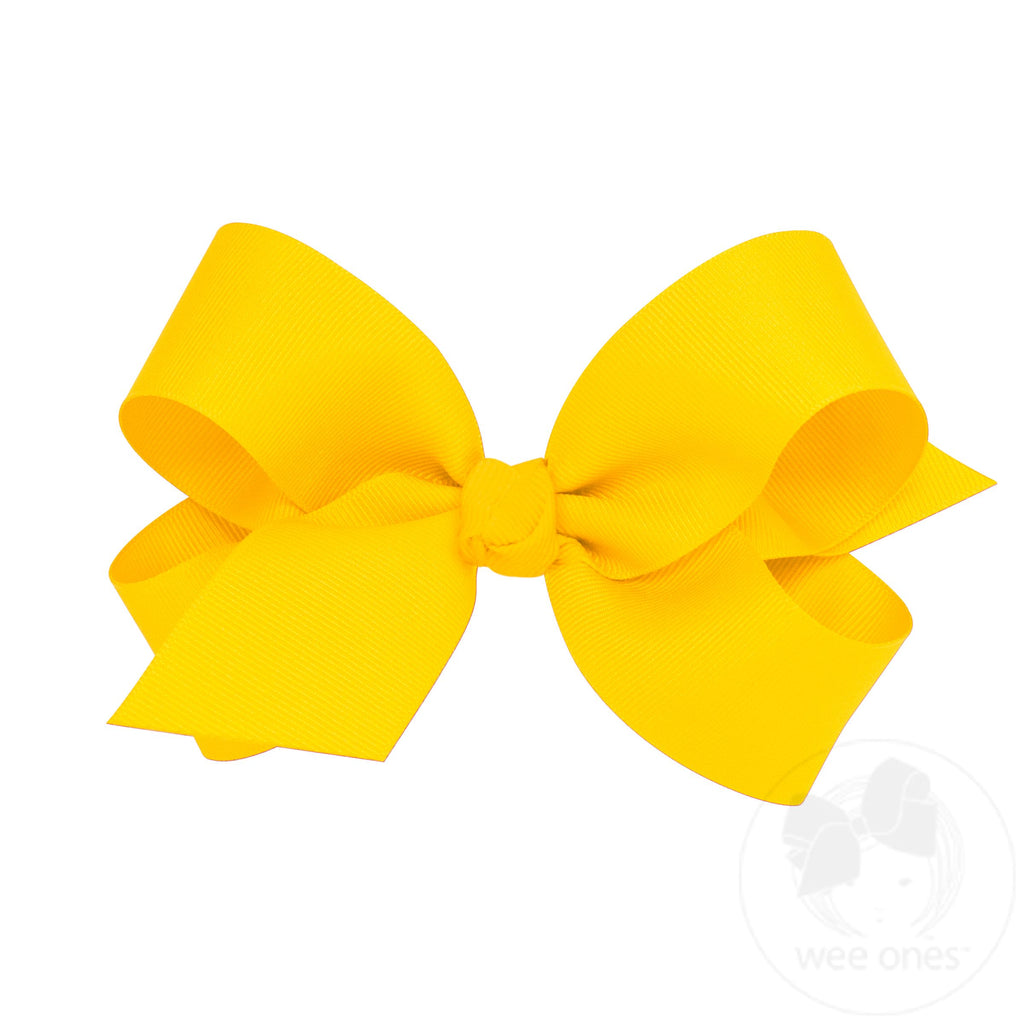 Large Classic Grosgrain Hair Bow (Knot Wrap)