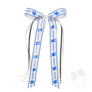 Pair of Kentucky Logo Ribbon Boot Bows with Streamers