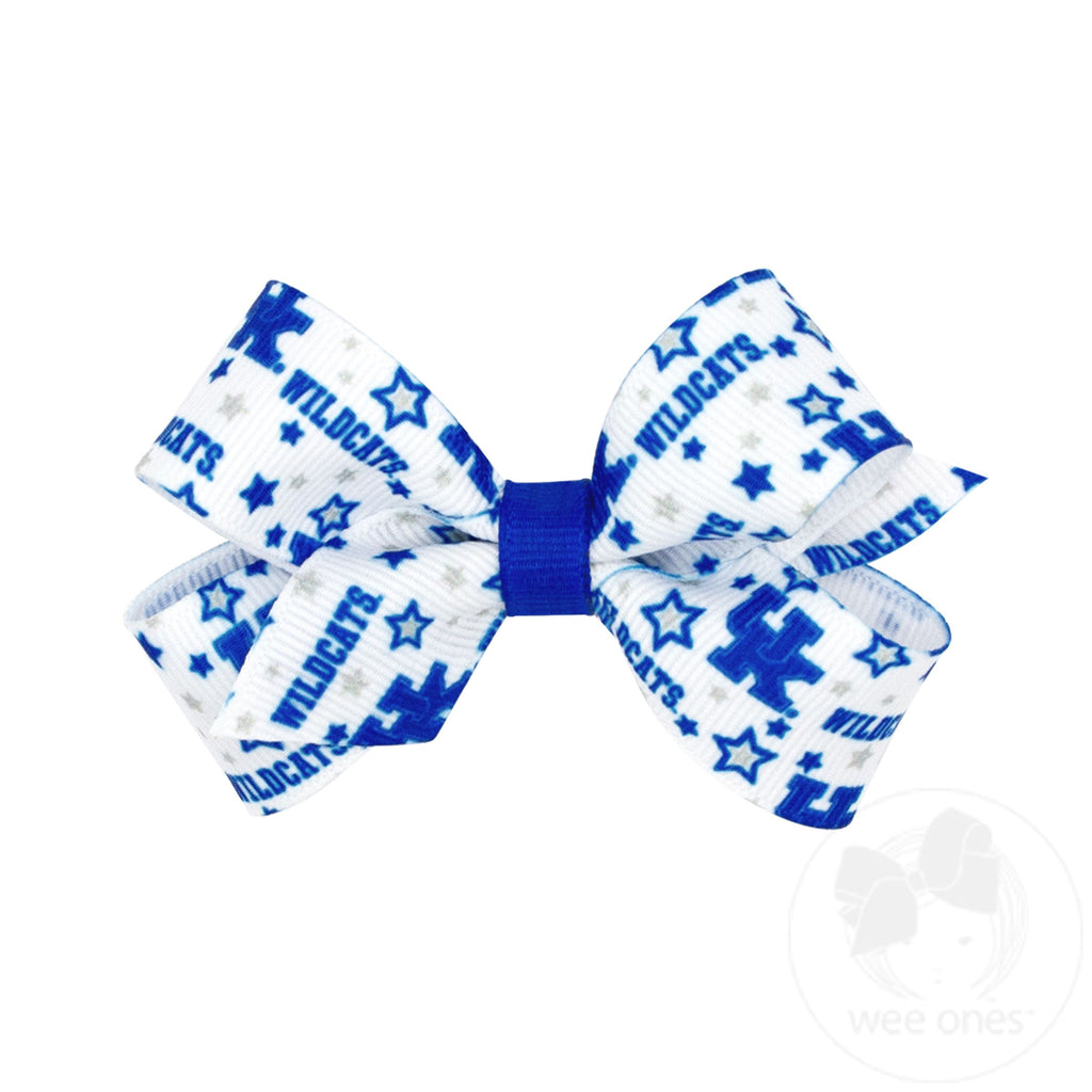 Mini Kentucky Logo Print Hair Bow