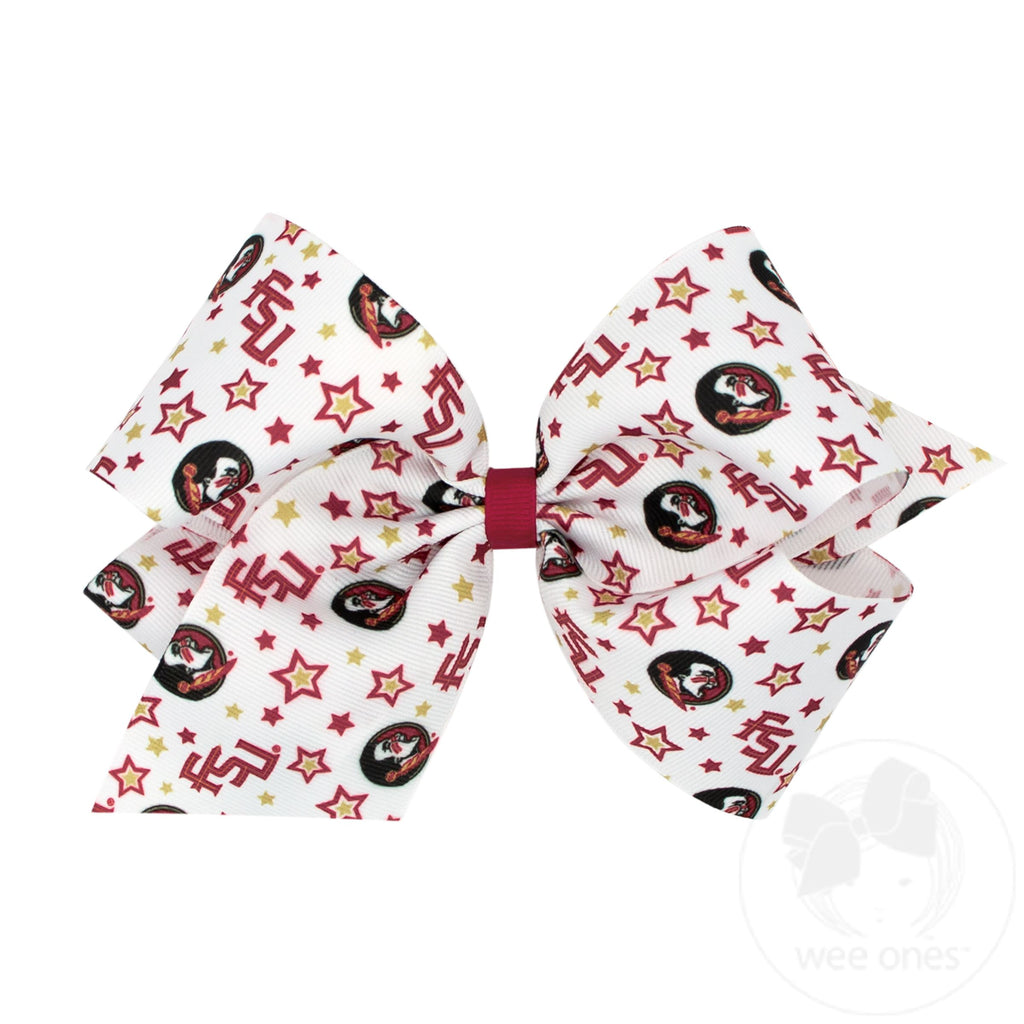 King Florida State Logo Print Hair Bow