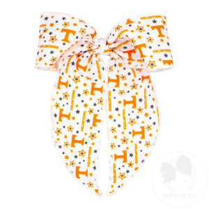 King Tennessee Logo Print Whimsy Tail Hair Bow