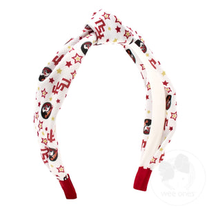 Soft Textured Logo Print Florida State Knot Headband