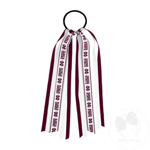 Collegiate Signature Logo Print Streamer Pony