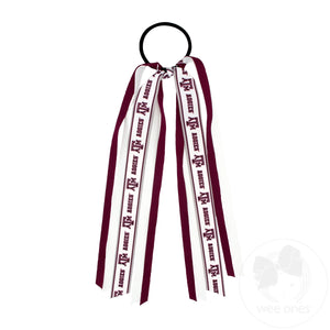 Collegiate Signature Logo Print Streamer Pony