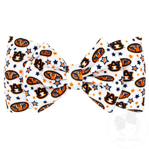Soft Textured Logo Print Auburn Baby Band