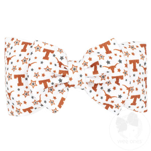 Soft Textured Logo Print University of Texas Baby Band