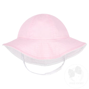 Reversible Girls Moonstitch Brim Hat