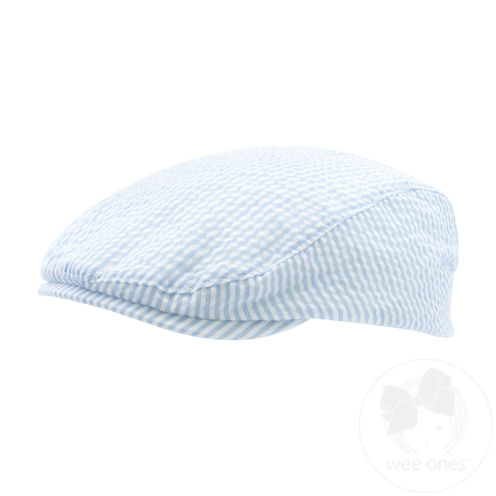 Boys Seersucker Driver Hat