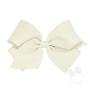 King Classic Grosgrain Hair Bow (Plain Wrap)