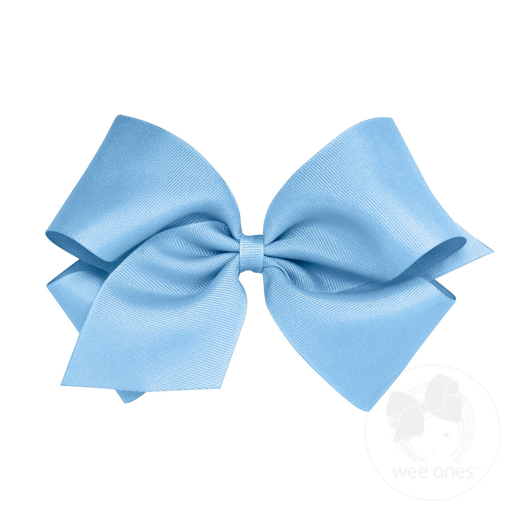 King Classic Grosgrain Hair Bow (Plain Wrap)