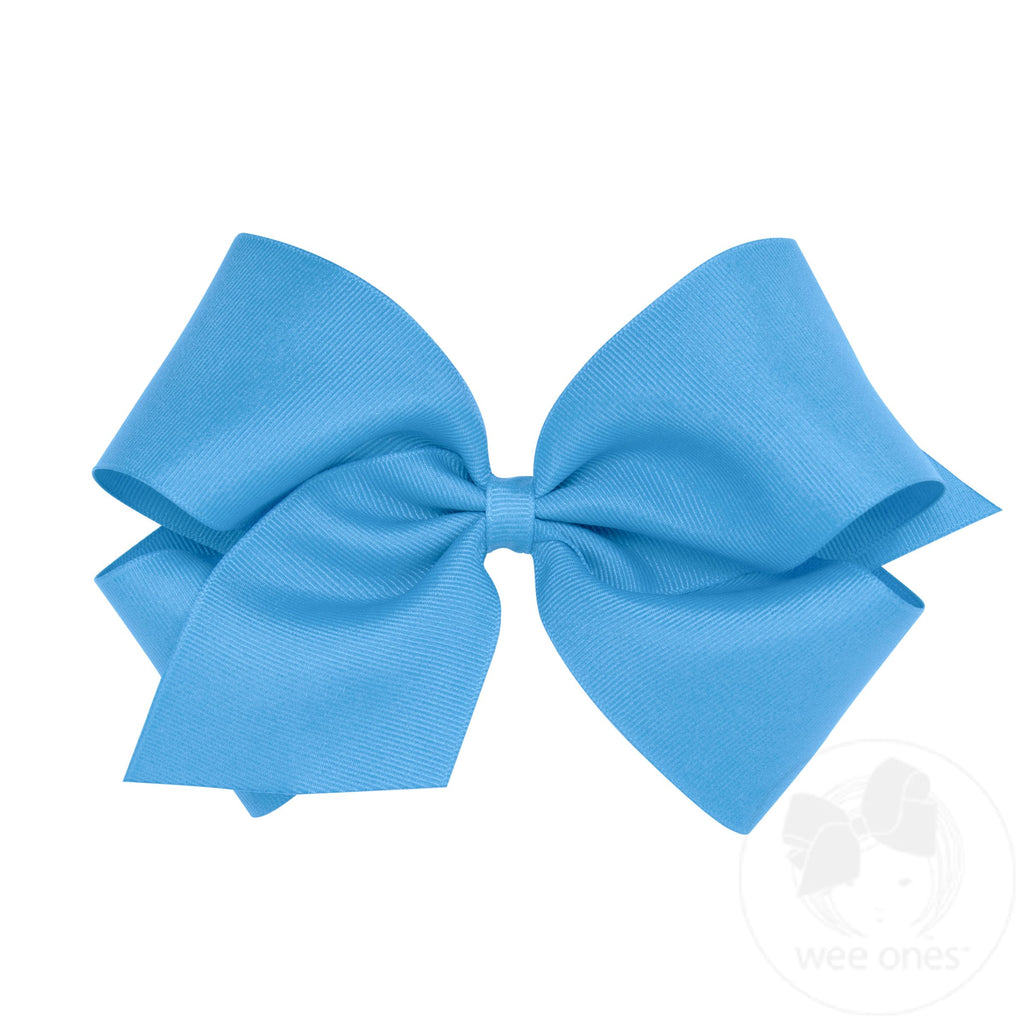 King Classic Grosgrain Hair Bow (Plain Wrap)