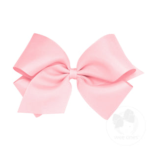 King Classic Grosgrain Hair Bow (Plain Wrap)