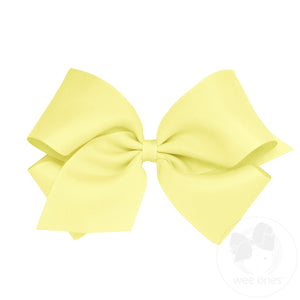 King Classic Grosgrain Hair Bow (Plain Wrap)