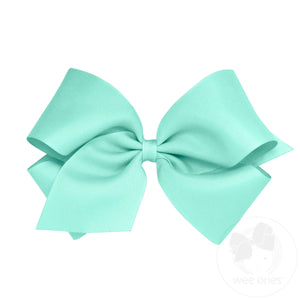 King Classic Grosgrain Hair Bow (Plain Wrap)