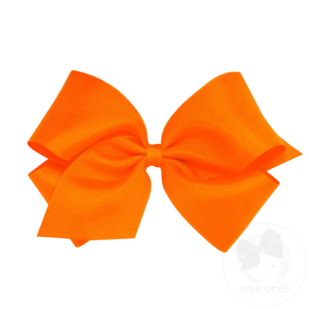 King Classic Grosgrain Hair Bow (Plain Wrap)