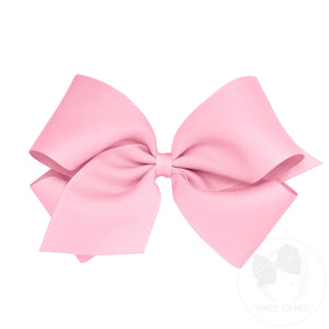 King Classic Grosgrain Hair Bow (Plain Wrap)