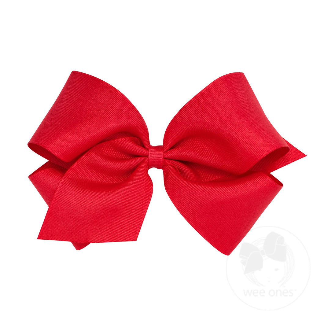 King Classic Grosgrain Hair Bow (Plain Wrap)