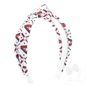 Arizona Diamondbacks Logo Print Knot Headband