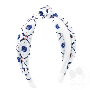 Kansas City Royals Logo Print Knot Headband