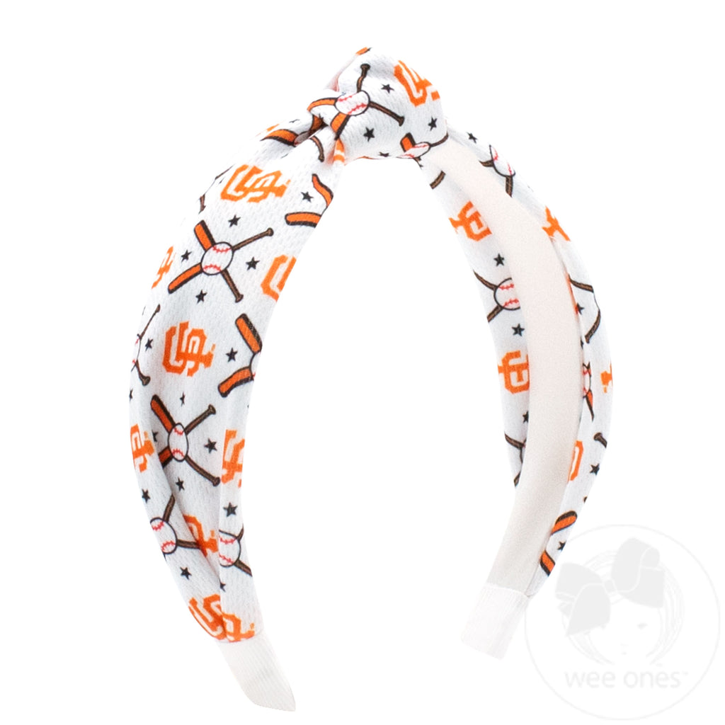 San Francisco Giants Logo Print Knot Headband