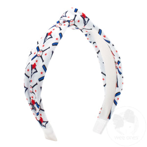 Toronto Blue Jays Logo Print Knot Headband